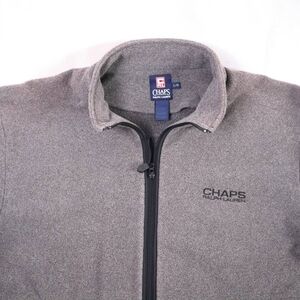Ralph Lauren Chaps Charcoal Fleece Jacket